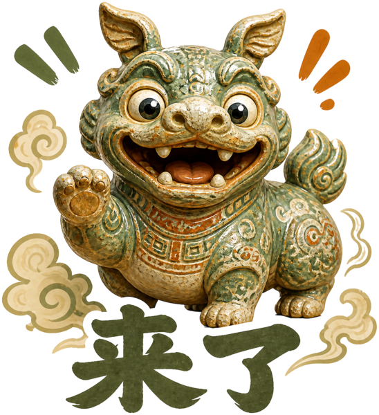 Pottery Beast relic sticker